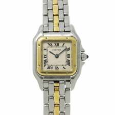 Relógio feminino Cartier Panthere uma fileira SM quartzo mostrador creme K18YG 90229115 comprar usado  Enviando para Brazil