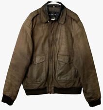 Distressed leather bomber for sale  Allensville