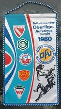 Fussballwimpel DDR Oberliga - Aufstiegsrunde 1980 bedruckt. Sammlerrarität!  gebraucht kaufen  Jena