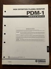 Monitor de plasma de alta definición Yamaha PDM-1 manual de servicio fabricante de equipos originales diagramas vintage segunda mano  Embacar hacia Mexico