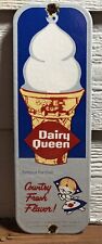 Placa de porcelana vintage Dairy Queen 12” sorvete country sabor fresco gasóleo comprar usado  Enviando para Brazil