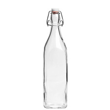 Bottiglia quadra vetro usato  Roma