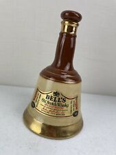 Vintage BELLS`OLD SCOTCH WHISKY`COLLECTIBLE WADE FLAGON BOTTLE - Bell Shaped-VGC for sale  Shipping to South Africa