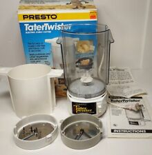 Presto Tater Twister Electric Curly Fries Cutter Spiral Cut French Slicer Vintag for sale  Riverton