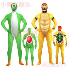 Cosplay The Super Mario Bros Bowser Yoshi Maske Jumpsuit Adult Kids Bodysuits comprar usado  Enviando para Brazil