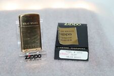 1932-1992 ZIPPO Slim Solid Brass Engraved " JAMES "  for sale  Knoxville
