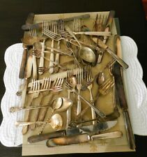 Lote usado (44 unidades) tenedores de utensilios de cocina antiguos vintage, cucharas, cuchillos, pinza segunda mano  Embacar hacia Argentina