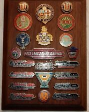 enamel railway badges for sale  Shipping to Ireland