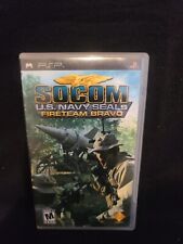 Sony PSP SOCOM U.S. Navy Seals Fireteam Bravo Estojo, Manual e Jogo comprar usado  Enviando para Brazil