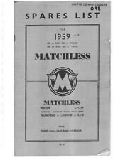 Matchless parts manual for sale  Lexington