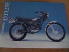 Folleto de ventas de motocicletas Yamaha DT125E 1978 segunda mano  Embacar hacia Argentina