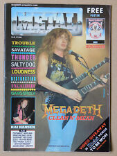 Revista Metal Forces metal Reino Unido - Nr. 48 - 1990 Megadeth problem savatage comprar usado  Enviando para Brazil