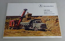 Prospekt / Broschüre Mercedes-Benz LAK 1518 Allrad Stand 05/1965 comprar usado  Enviando para Brazil