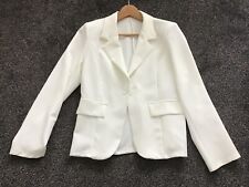 Blazer 40 weiß gebraucht kaufen  Kerken