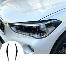 Para BMW X1 F48 farol dianteiro preto acabamento de tampa de sobrancelha pálpebra 2016-2020 comprar usado  Enviando para Brazil