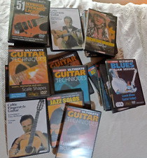 Paquete maestro más grande colección de tutoriales de guitarra 23 cursos 44 DVD conjunto de DVD segunda mano  Embacar hacia Argentina