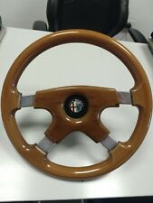 Volante Steering momo Wood 4 Races + Hub Alpha 75 90 33 164 for sale  Shipping to South Africa