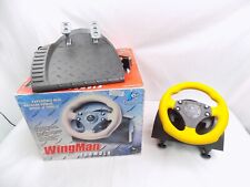 Boxed Like New PC Logitech WingMan Formula Steering Wheel with Pedals for sale  Shipping to South Africa