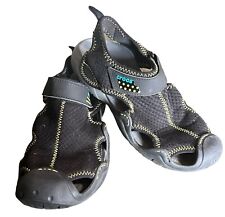 Sandálias CROCS 15041 preto SwiftWater malha pescador deck sapatos aquáticos tamanho 8 masculino comprar usado  Enviando para Brazil
