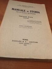 Manuale storia medio usato  Firenze