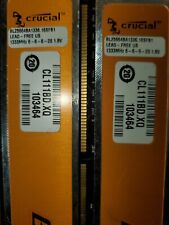 Crucial Ballistix 2x2GB DDR3 1333MHz Ram (4GB Total) for sale  Shipping to South Africa