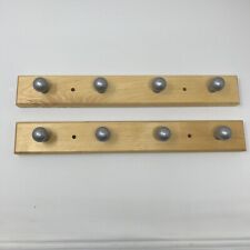  Lote de 2 ganchos para cinturón de madera de pino liso IKEA FLANG, usado segunda mano  Embacar hacia Argentina