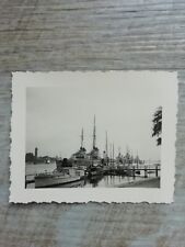 Zerstörer Schlachtschiffe Kriegsmarine Boot Schiffe Hafen (6,5x5) Orig. Foto  gebraucht kaufen  Satrup