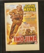 Allan DWAN carte postale Film: IWO JIMA  Ed. Zreik  (John WAYNE comprar usado  Enviando para Brazil