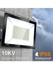 SOLLA 500W LED Flood Light, IP66 Waterproof, 40,000 Lumen, 2750W Equivalent, used for sale  Shipping to South Africa