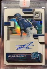 2022 Donruss Optic JULIO RODRIGUEZ Rated Rookie Auto Prizm Redemption RRS-JR2 SP, used for sale  Shipping to South Africa