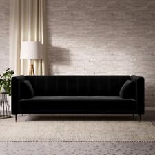 Luxury black sofa for sale  LONDON
