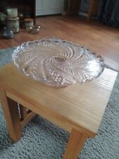 Glass cake stand for sale  ROTHERHAM