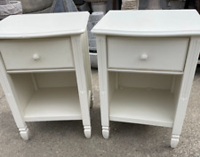 Pair white wood for sale  San Leandro