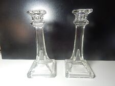 crystal candlesticks pair for sale  Harlan