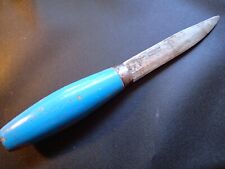 Used, VINTAGE KNIFE MORA w BLUE WOOD HANDLE SWEDEN SWEDISH for sale  Shipping to South Africa