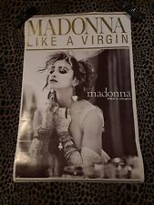 Cartaz dourado Madonna Like A Virgin NOVO EM FOLHA NUNCA EXIBIDO CD revista de vinil  comprar usado  Enviando para Brazil