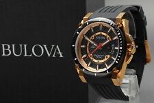 [Quase em perfeito estado com caixa] Bulova Precisionist 98B 152 300m relógio masculino de quartzo mostrador preto comprar usado  Enviando para Brazil