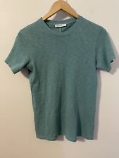 American Giant Shirt Womens Size XS Green Short Sleeve Supima Cotton Casual  for sale  Shipping to South Africa