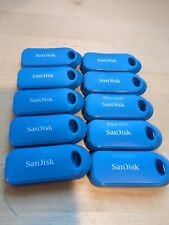 Lote de 10 unidades flash USB Memory Stick SanDisk 64 GB 2.0 Cruzer Snap Pen SDCZ62 segunda mano  Embacar hacia Mexico