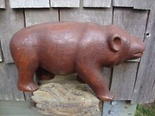 Old bear carving for sale  Ocracoke