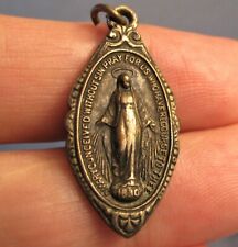 Victorian The Miraculous Medal Mother MARY antique Christian Medal 1830  for sale  Lincoln