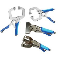 WELDING CLAMP SET LOCKING PLIER MOLE GRIPS ADJUSTABLE C VICE BENDING HEAVY DUTY, used for sale  Shipping to South Africa