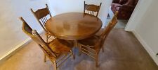 Round wooden dining for sale  DONCASTER
