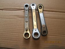 Used, Ratchet ring spanners 3 off Hilka and Mastercraft see description for sale  Shipping to South Africa