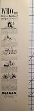 Sistema de sonido de campana Deagan Carillons torres arquitectónicas anuncio impreso vintage 1940 segunda mano  Embacar hacia Argentina