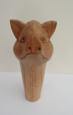 Wooden carved pig for sale  PETERBOROUGH