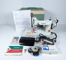 Singer Featherweight Sewing Machine Model 221K Case & Accessories Fully Serviced for sale  Shipping to Canada