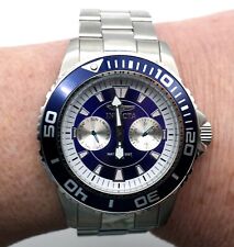 Belo relógio de mergulho Invicta Pro modelo 6065 aço inoxidável dia e data mostrador azul comprar usado  Enviando para Brazil