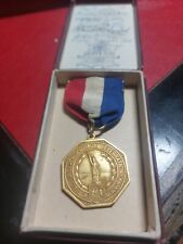 1928 NY Safe & Sane 4 de Julio Celebración Atlética Medalla de Oro Dieges Clust Box segunda mano  Embacar hacia Argentina