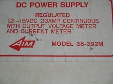 supply volt 15 dc power for sale  Rayland